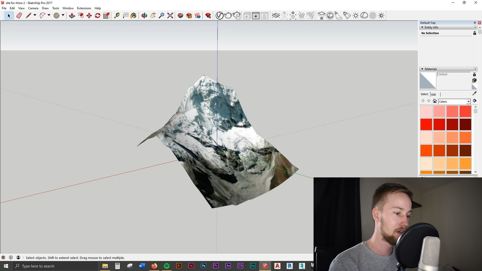 digital terrain model from google earth