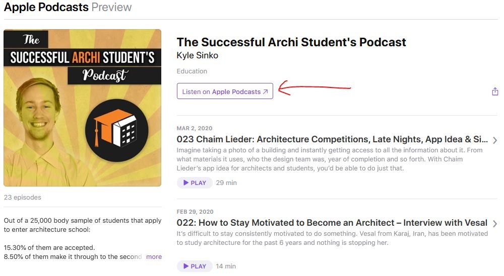 review architecture podcast on itunes