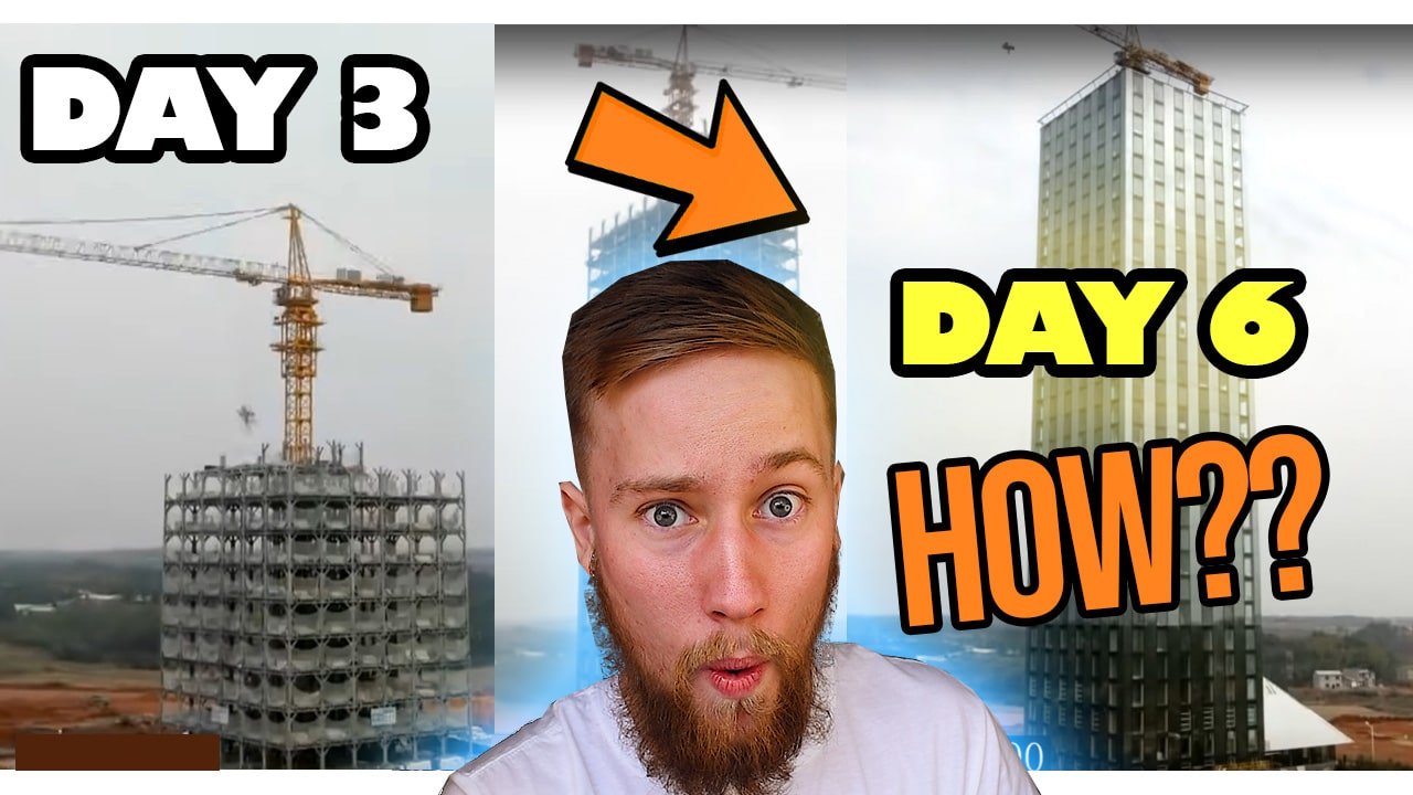 Architecture Student Reacts to 15 Storey Hotel Built in 6 Days – Extremely Fast Construction