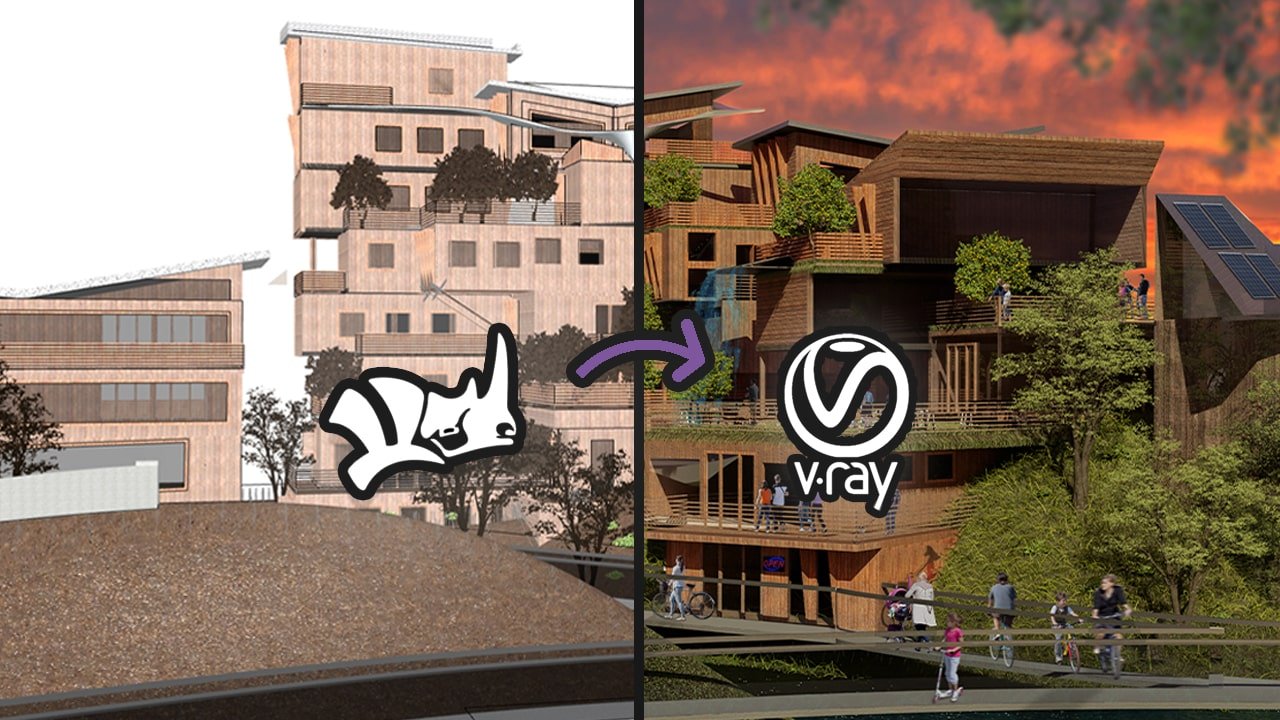 new vray settings for exterior rendering sketchup rhino